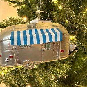 New Bronners Vintage Airstream Camper Holiday Ornament - Rare